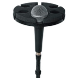 Gator Frameworks GFW-MIC6TRAY Multi Microphone Tray Designed to Hold 6 Mics