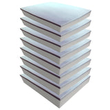 Foamma (8 Pack 2 x 20 x 20 Gel Memory Foam (High Density Base, Used for Chair Cushion Replacement, Dining Chairs, Wheelchair Sea