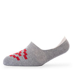 Young Wings MenS_Socks Grey Colour Cotton Fabric Design Free Size NoShow Length Casuals & Formals Wear Socks Pack Of 1 M1133 