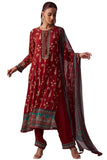 Gosriki Women'S Rayon Viscose Straight Printed Kurta With Pant & Dupatta (Malta Red-Gs_Xxl_Red_Xx-Large),Red,2,B0DXKWCZ7X