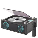 M-Amazup CD Player Portable, Desktop CD Players for Home with Cable and Adapter, Dual Speakers, Support Opt/USB/TF Card/AUX/FM w