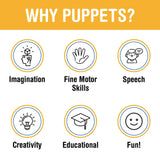 14 Tommy, Peach Boy, Hand Puppet