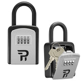 Key Lock Box for Outside - Realtor Lockbox for House Keys Outdoor - Combination Key Hiders to Hide a Key Safe Storage