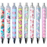 Axolotl Wrap Pens 8PC - Cute Pens for Men Women Perfect Gifts Party Treats Christmas Holiday Birthday Basket Fillers Fun Office 