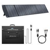 400W Portable Solar Panel for Most Power Stations, Foldable & Lightweight Solar Suitcase with Kickstands, 40V MC4 & Multi-Output