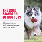 KONG Classic Stuffable Dog Toy - Fetch & Chew Toy for Dogs - Treat-Filling Capabilities & Erratic Bounce for Extended Play Time