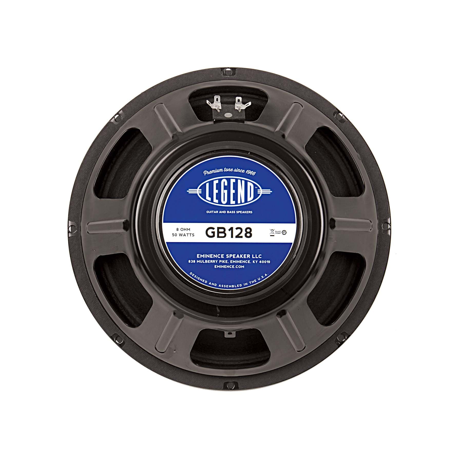 12-In Brit Guitar Speaker, 50W, 8 Ohms W/Copper Voice Coil