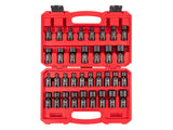TEKTON 3/8 Inch Drive 6-Point Universal Joint Impact Socket Set with Case, 34-Piece (1/4-1 in., 6-24 mm) | SID97303