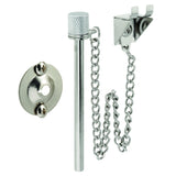 PrimeLine U 9858 Sliding Patio Door Pin, 3/16 In. x 25/8 In., Steel Pin and Retaining Ring, Chrome Plated Finish (Single Pack)