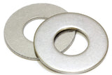 Bolt Dropper 100 Pack Stainless Steel Flat Washers - 3/8 ID x 7/8 OD - Heavy-Duty 304 Stainless Washers for Bolts - Corrosion-Re
