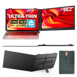 Ultra Thin Laptop Screen Extender Monitor Portable,14.2 1080P FHD Lightweight Dual Screen,Portable Monitor for Laptop,Fit for 13