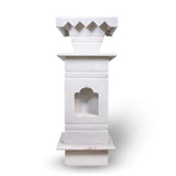 Handicraft Bazaar Marble Tulsi Pot For Home | Tulsi Marble Planter For Roof, Porch, Balcony (White)