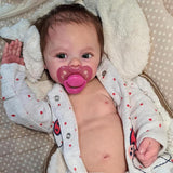 Zero Pam Reborn Baby Dolls Silicone Full Body 18 in Waterproof Anatomically Correct Baby Girl Doll Silicone Reborn Babies That L