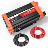BELTTT 1500W Pure Sine Wave Inverter 12V to 120V AC, Car Power Inverter 12V to 110V Converter for RV, Truck, Solar, Off-Grid wit