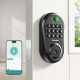 IRONZON Keyless Entry Door Lock - 350Y 5-in-1 Fingerprint Smart Locks for Front Door,Keyless Entry Door Lock with Keypad Deadbol