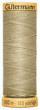 Gutermann 103C3260 Natural Cotton Thread 110 YardsTan