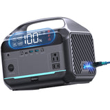 Portable Power Station 600W, 288Wh LiFePO4 Battery Backup Power w/ 2 600W(1200W Surge) AC Outlets, 2.2H Fast Charging, Solar Gen