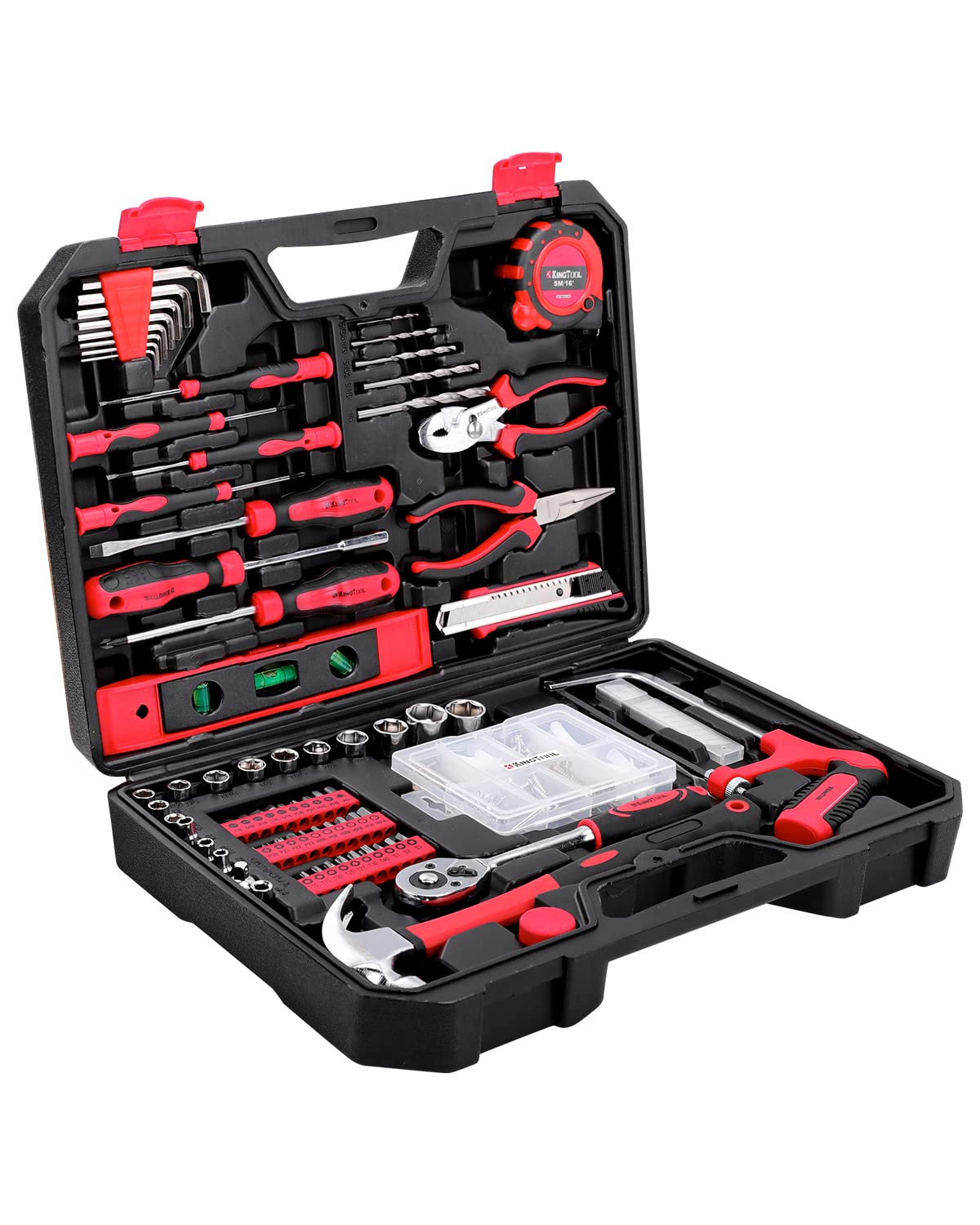 Kingtool Home Repair Tool Kit - 226 Piece General Home/Auto Repair Tool Set, General Mechanic Tool Set, General Household Tool K