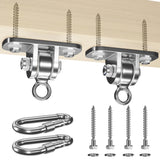 EFEALL Swing Hangers for Wooden Beam, 2 Pack Stainless Steel 2400 LB Capacity Swing Hardware for Hammock, Porch, Yoga Seat, Heav