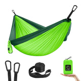 Grassman Kids Small Hammock for Camping Portable Hammock for Child Girls Boys Ultralight Backpack Mini Hammocks with Straps Gree
