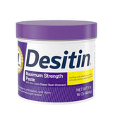 Desitin Maximum Strength Baby Diaper Rash Cream, 40% Zinc Oxide for Treatment, Relief & Prevention, Hypoallergenic, Phthalate- &