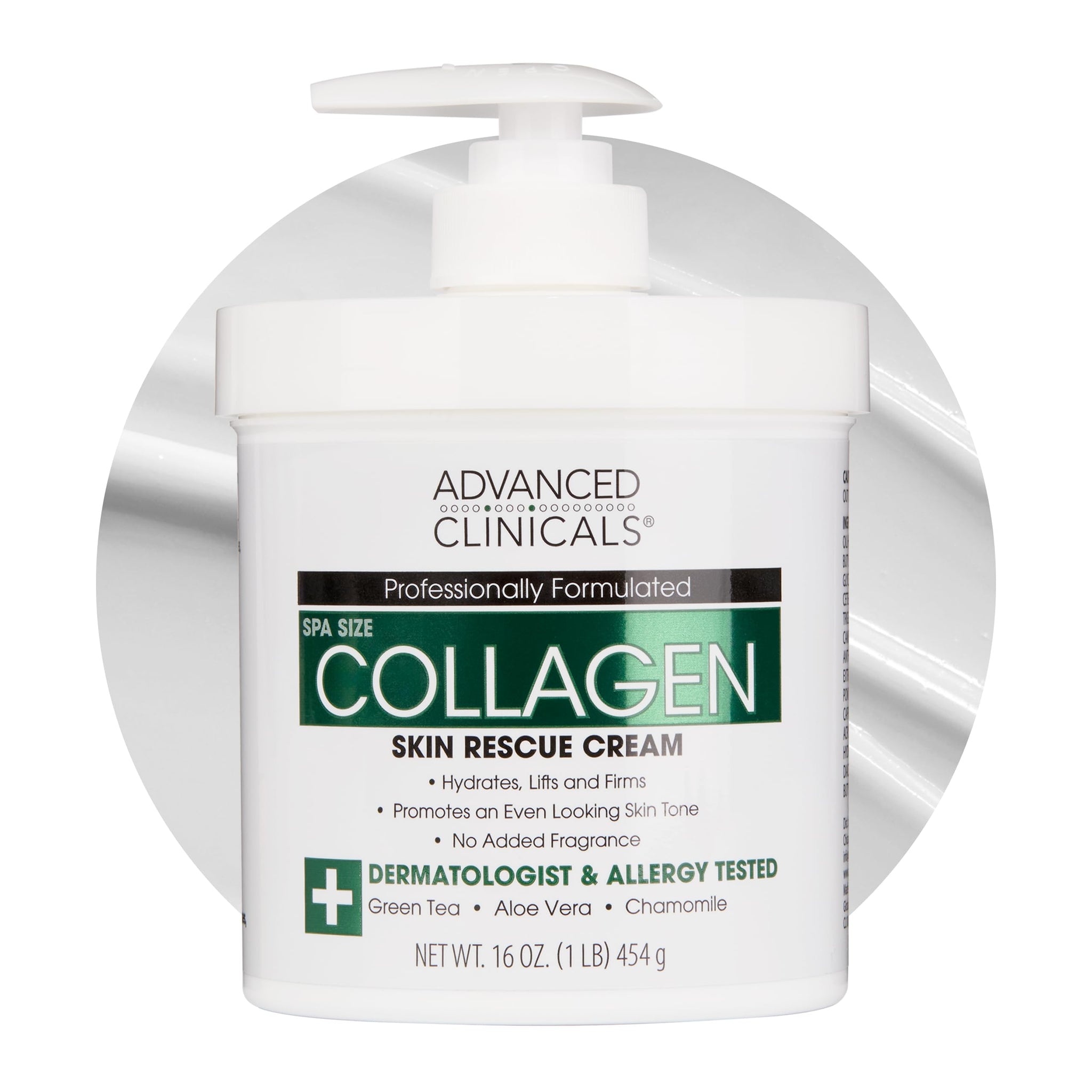 Advanced clinicals collagen cream Moisturizer Body Lotion & Face cream Dry Skin Rescue collagen Lotion Skin Tightening cream