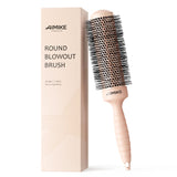 AIMIKE Round Brush for Blow Out, Extra Long Round Hair Brush w/Nano Thermal Ceramic & Ionic Tech, for Blow Drying & Styling, Cur