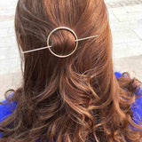 Dreamyn Round Hair Clips Hollow Circle Hair Barrettes Fashion Geometric Hairpins Minimalist Hair Accessories Hair Jewelry for Wo