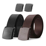 Edifier Unisex Nylon & Canvas Waist Belt (Blt063_02_Black & Brown)