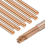 Tandefio 40 Sticks Brazing Rods Aws Bcup-4 7.5% Silver-plated Solder Phos Copper Brazing Alloys Round Welding Rods Industry 0.05