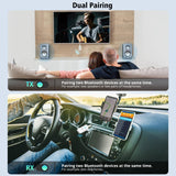 Bluetooth 5.2 Audio Transmitter Receiver for TV to 2 Headphones, ByDiffer Wireless Dual Link 3.5mm Jack AptX Low Latency Aux Blu