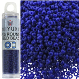 Miyuki Round Seed Bead Size 15/0 8.2g Opaque Dk Blue
