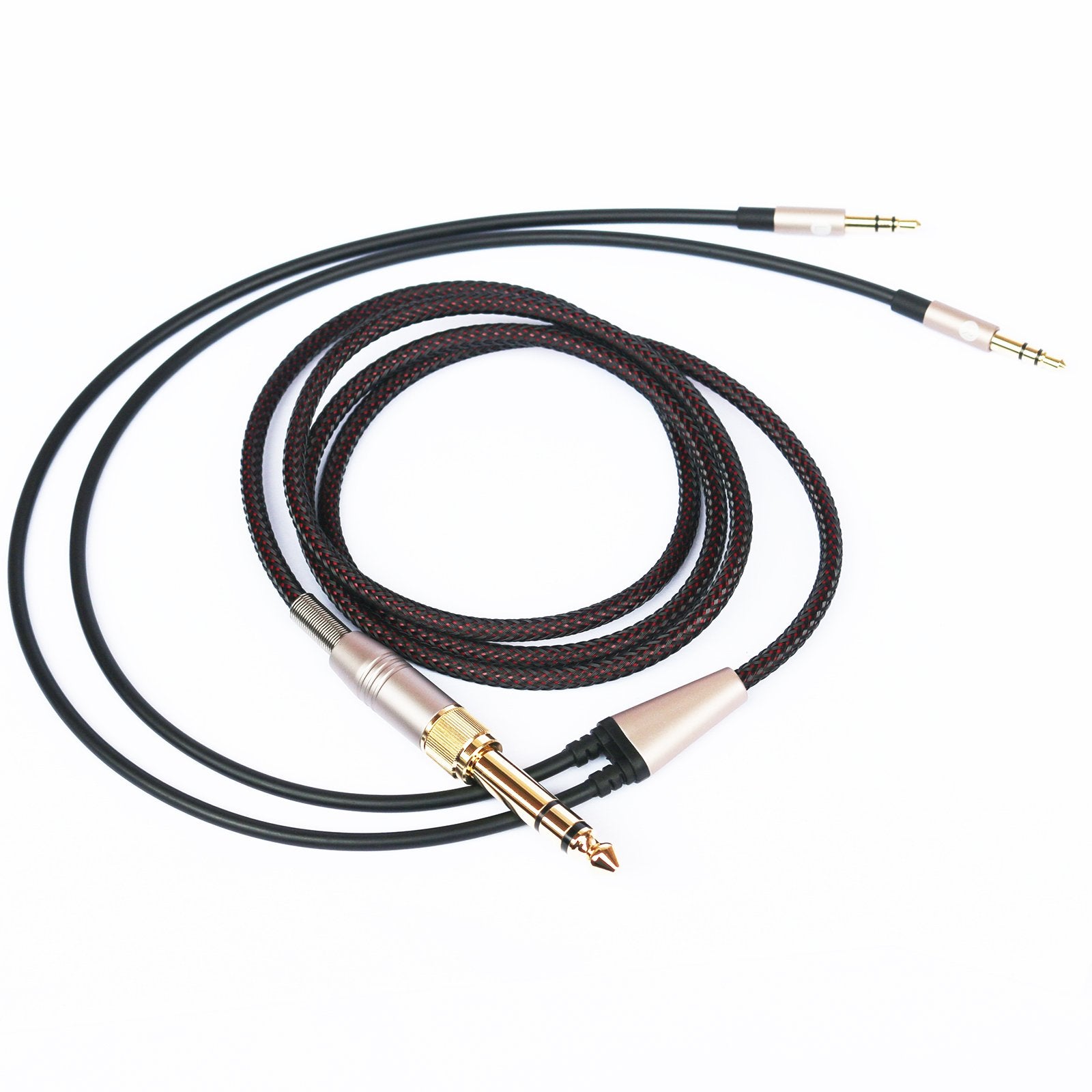 NEW NEOMUSICIA Replacement Cable Compatible with Hifiman HE4XX, HE-400i (The Latest Version with Both 3.5mm Plug) Headphones 3.5