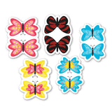 woopme Set of 5 Common Tiger Butterfly Magnetic Bookmark for Book Lovers Readers Students Gift Magnetic Page Clips Folding