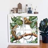 Self-Adhesive Dresser Sticker, Peel and Stick Furniture Skin, Removable Shelf Unit Decals Sticker (004, Expedit/Kallax)