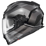 ScorpionEXO Ryzer Full Face Motorcycle Helmet with Pinlock Ready Shield with Integrated Speaker Pockets DOT ECE Approved Edge (D