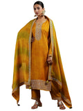 Libas Women'S Silk Blend Kurta Sets (48960O_Mustard_M)