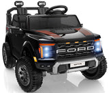 First Ride On 24V Ride on Toys for Big Kids, Licensed Ford F-150 Raptor 2 Seater Kids Ride on Car w/Remote Control, Toddler Elec
