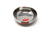 HAZEL Stainless Steel Hammered Tone Kadai Tasra, Diameter 20.5 cm with 1350 ml Capacity