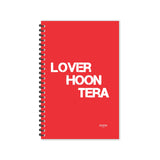 Escaper Lover Hoon Tera Hindi Quotes Diary (A5 Size 8.5 X 5.5 Inches 160 Pages Ruled), Spiral Notebook, Notepad For Writin