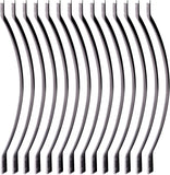 Myard 32-1/4 Inches Heavy Duty Iron Deck Balusters Furniture with Screws for Facemount Railing Fencing, Arc Arch Style (50-Pack,
