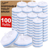 Zeefpod 100 Pack Toilet Brush Refills, Disposable Toilet Cleaning Pads