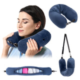Homee Travel Neck Pillow Stuffable With Clothes,Soft Plush Stuffable Travel Pillow,Adjustable UShapes Airplane Plane Travel Pil