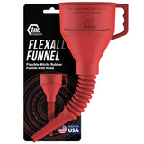 TEC Products FlexAll Funnel - Long Flexible Funnel with Hose for Automotive Use - Durable Nitrile Rubber - Ideal for Car Oil Cha