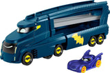 Fisher-Price DC Batwheels Toy Hauler and Car, Bat-Big Rig with Ramp and Bam The Batmobile 1:55 Scale Diecast Toy Vehicle, Ages 3