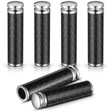 Frienda 4 Pieces Car Door Lock Knobs Carbon Fiber Door Lock Pin Cover Stick Auto Inner Pull Pin Trucks Interior Accessories for 