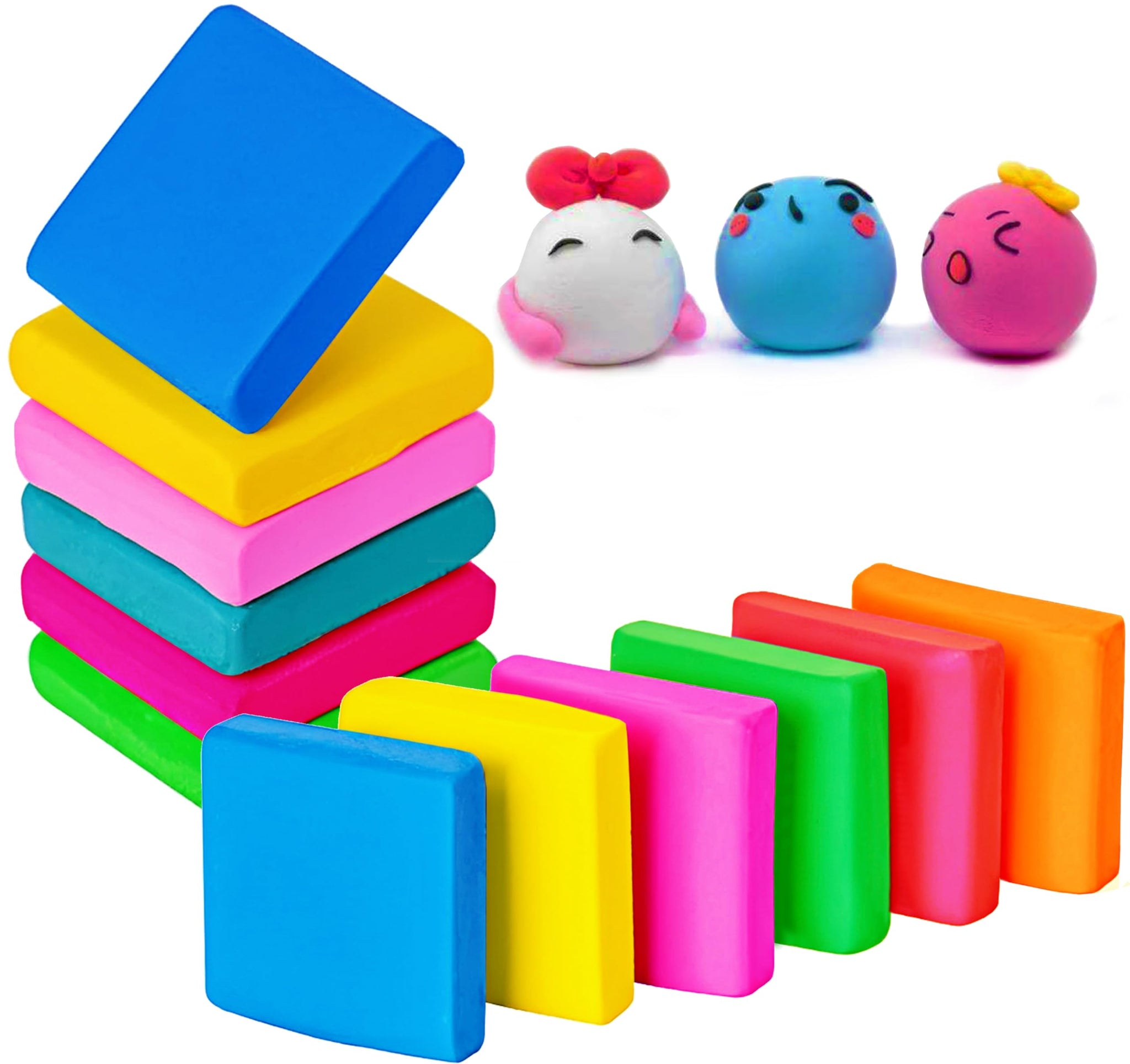 ROPTO Kneaded Erasers for Artists Drawing No Smudge 12 Pcs Moldable and Kneadable Gum Eraser Clay for Sketching - Fun Pencil Era