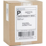 Business Source 26161 Mailing Laser Labels Perm Adhesive 51/2Inch x81/2Inch White