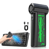 Compressed Air Duster-160000RPM Super Power Electric Air Duster, 4-Gear Adjustable Mini Blower with Fast Charging, Rechargeable 