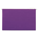 Universal 14220 Hanging File Folders, 1/5 Tab, 11 Point Stock, Legal, Violet (Box of 25)